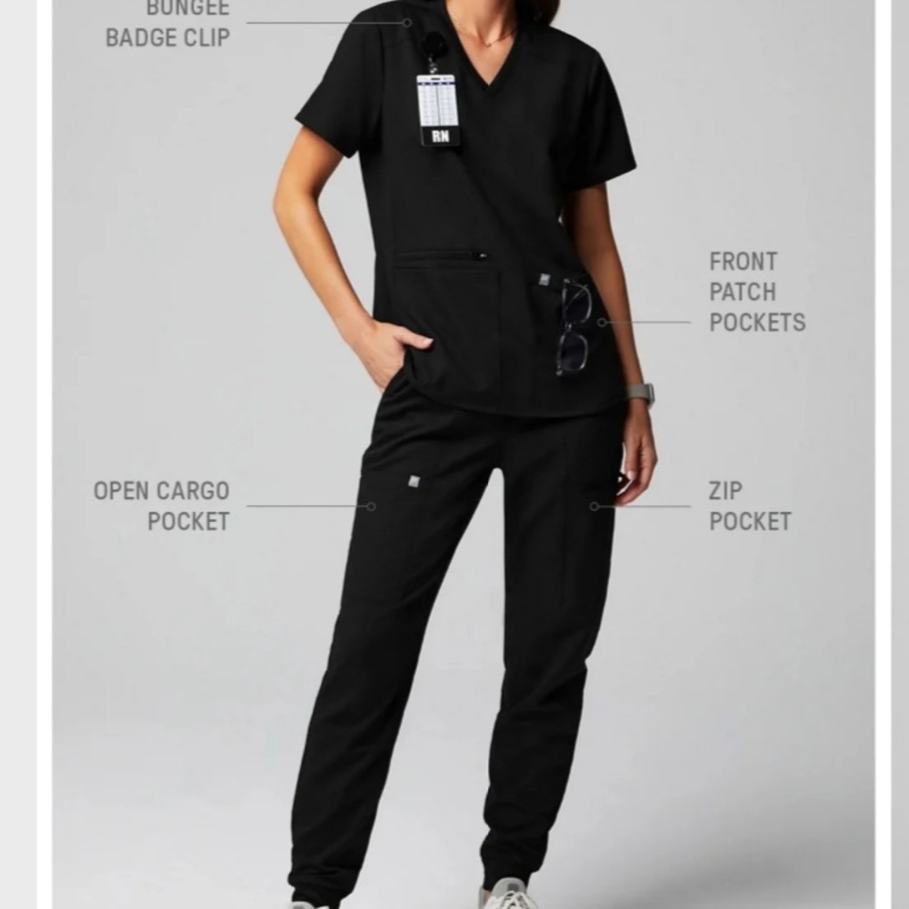 Fabletics Top & Bottom scrubs